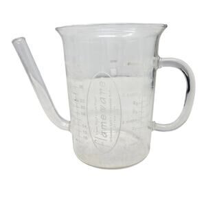 Vintage Catamount Flameware Glass Fat Separator Gravy Oven Flame Proof Measure